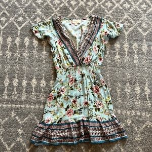 Flowing flower summer dress